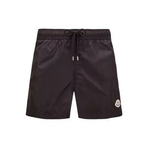 Moncler Men Swimwear With Logo Patch